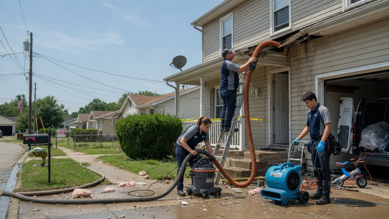 Water Damage Restoration in Georgetown, IL near me